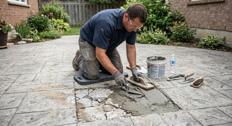 Decorative Concrete Repair in Fort Worth, TX