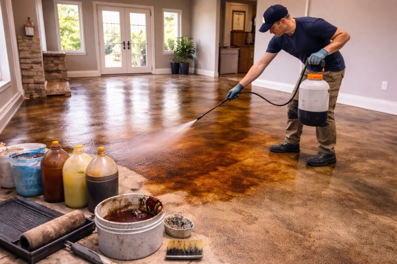 Concrete Staining Service in Frisco, TX