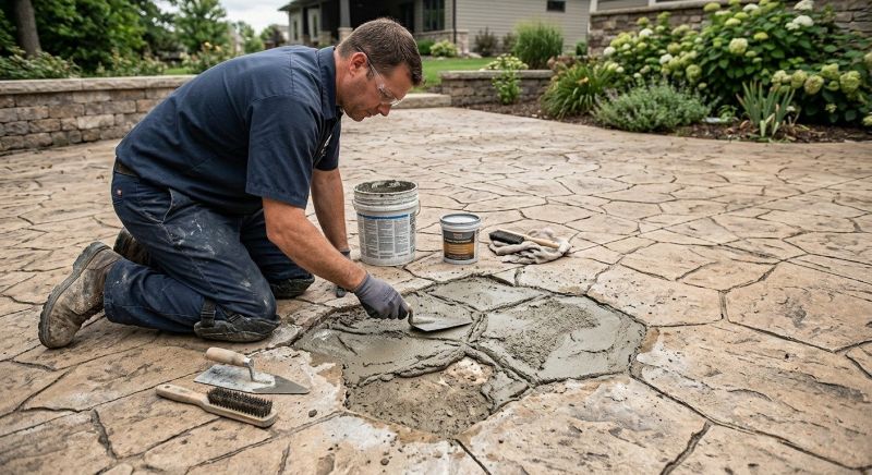 Decorative Concrete Repair in Gastonia, NC