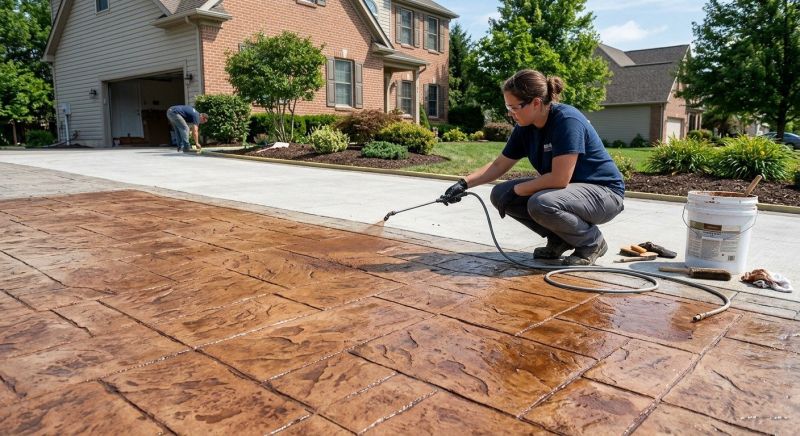 Driveway Refinishing in Frisco, TX